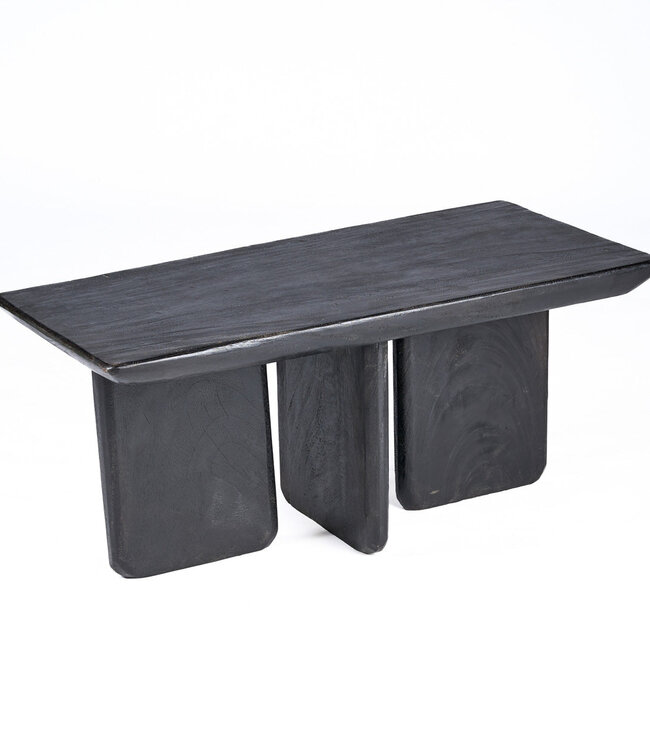 Bazar Bizar Antwerp De Obsidian salontafel - zwart - H45xB100xD50 cm