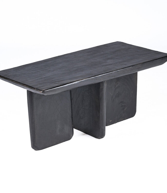 Bazar Bizar Antwerp De Obsidian salontafel - zwart - H45xB100xD50 cm