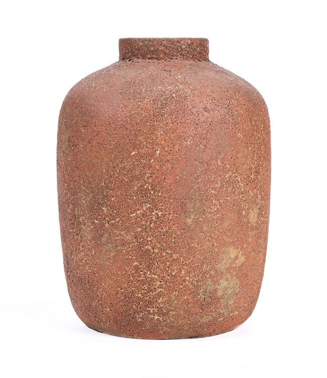 Bazar Bizar Antwerp De Clay Echo-vaas - terracotta - L - 30x40x30 cm