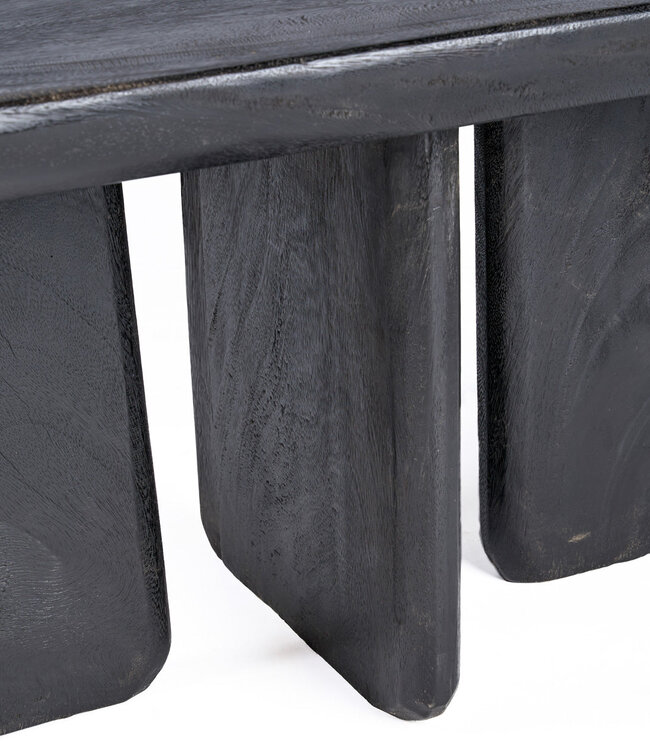 Bazar Bizar Antwerp De Obsidian salontafel - zwart - H45xB100xD50 cm