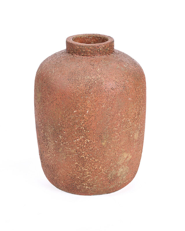 Bazar Bizar Antwerp De Clay Echo-vaas - terracotta - L - 30x40x30 cm