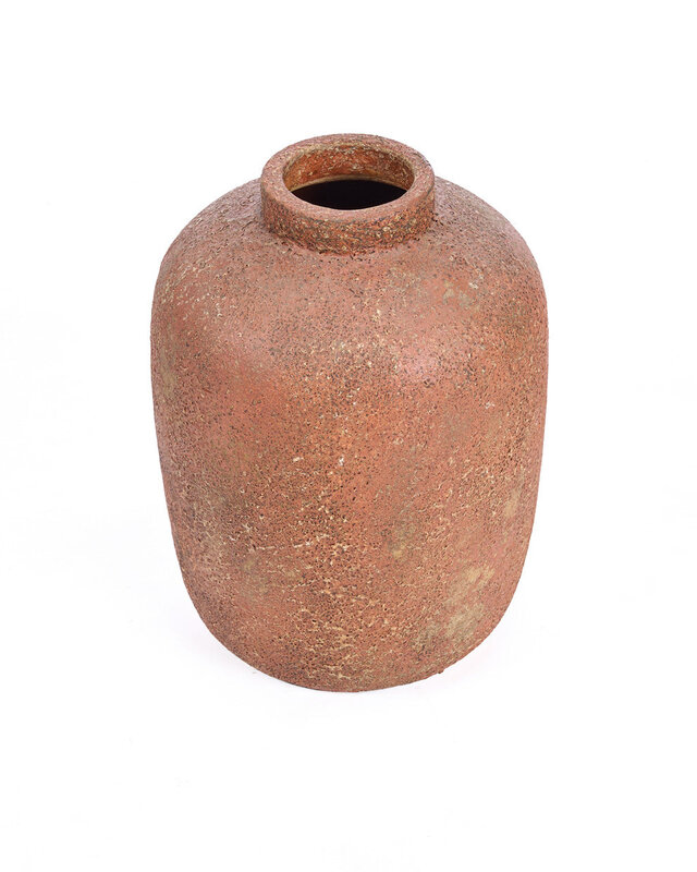 Bazar Bizar Antwerp De Clay Echo-vaas - terracotta - L - 30x40x30 cm