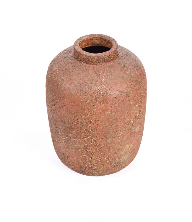 Bazar Bizar Antwerp De Clay Echo-vaas - terracotta - L - 30x40x30 cm