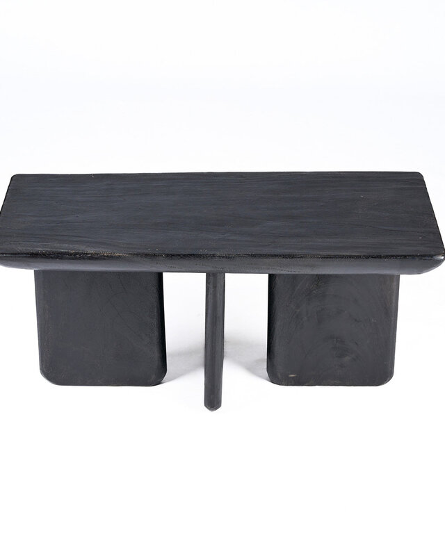 Bazar Bizar Antwerp De Obsidian salontafel - zwart - H45xB100xD50 cm