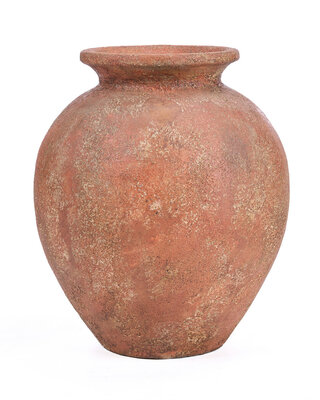 Bazar Bizar Antwerp De Clay Silence-vaas - terracotta - XL - 45x50x45 cm