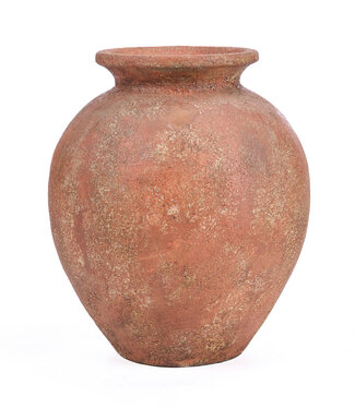 Bazar Bizar Antwerp De Clay Silence-vaas - terracotta - XL - 45x50x45 cm