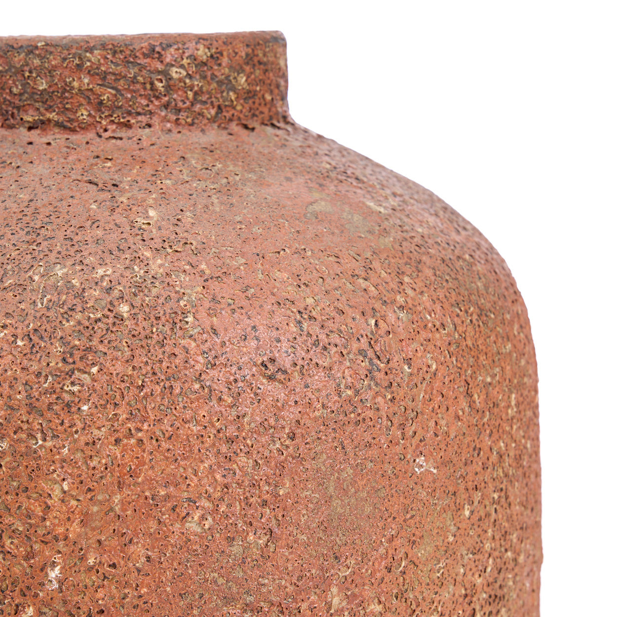 Bazar Bizar Antwerp De Clay Echo-vaas - terracotta - L - 30x40x30 cm