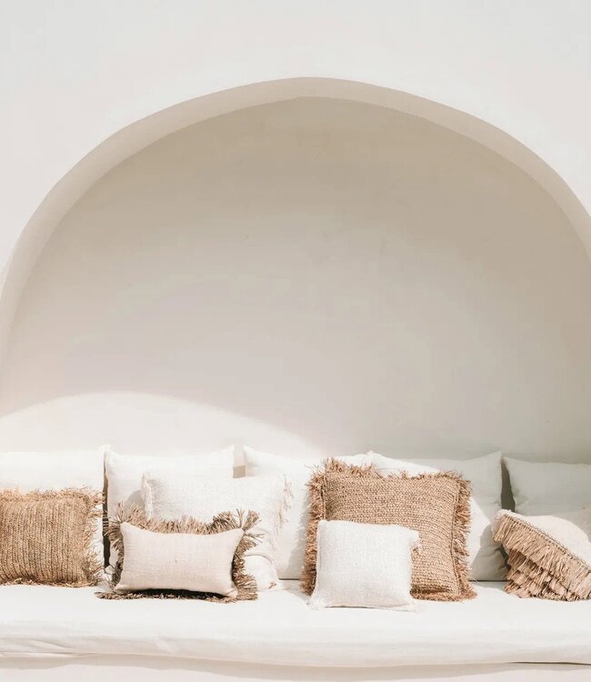 Bazar Bizar Antwerp De Oh My Gee Kussenhoes - Crème - 40x40