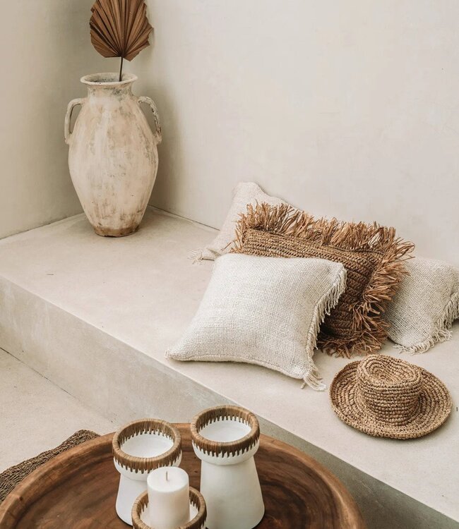 Bazar Bizar Antwerp De Oh My Gee Kussenhoes - Crème - 40x40