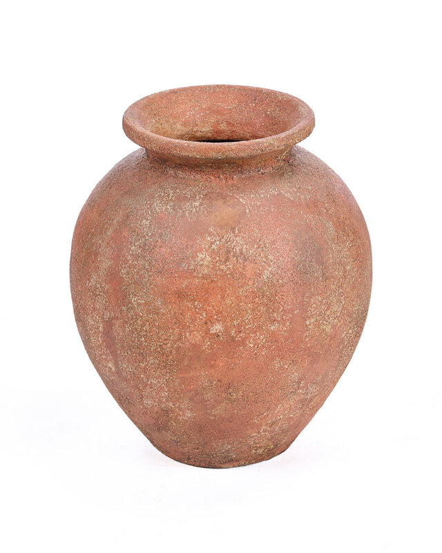 Bazar Bizar Antwerp De Clay Silence-vaas - terracotta - XL - 45x50x45 cm