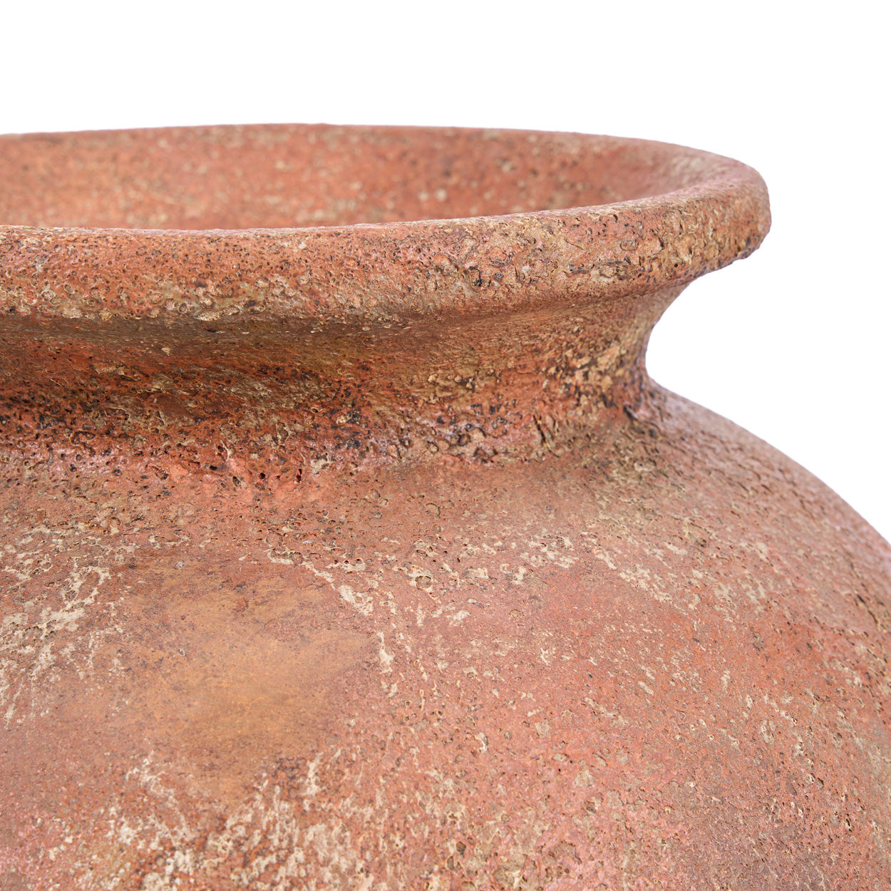 Bazar Bizar Antwerp De Clay Silence-vaas - terracotta - XL - 45x50x45 cm