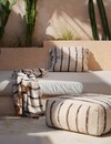 Bazar Bizar Antwerp De s'il vous Plaid - Boheems wit - 170x130