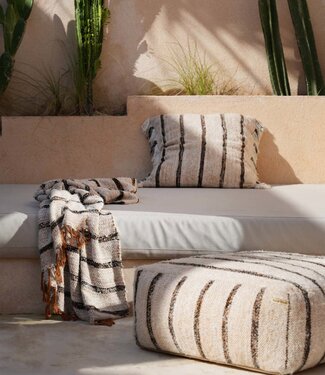 Bazar Bizar Antwerp De s'il vous Plaid - Boheems wit - 170x130