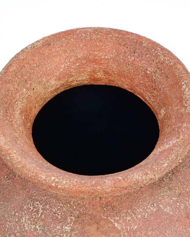 Bazar Bizar Antwerp De Clay Silence-vaas - terracotta - XL - 45x50x45 cm