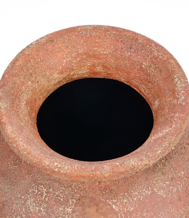 Bazar Bizar Antwerp De Clay Silence-vaas - terracotta - XL - 45x50x45 cm