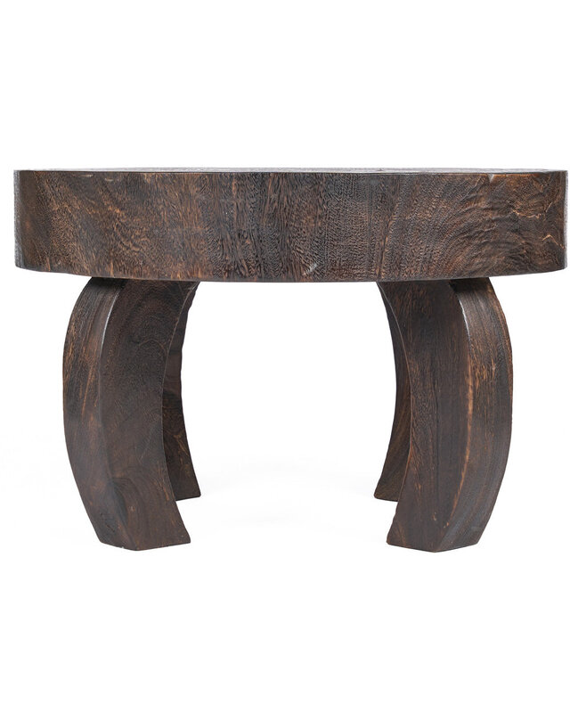 Bazar Bizar Antwerp De Octo Chic salontafel - donker walnoothout