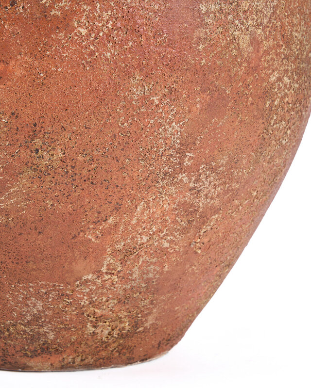 Bazar Bizar Antwerp De Clay Silence-vaas - terracotta - XL - 45x50x45 cm