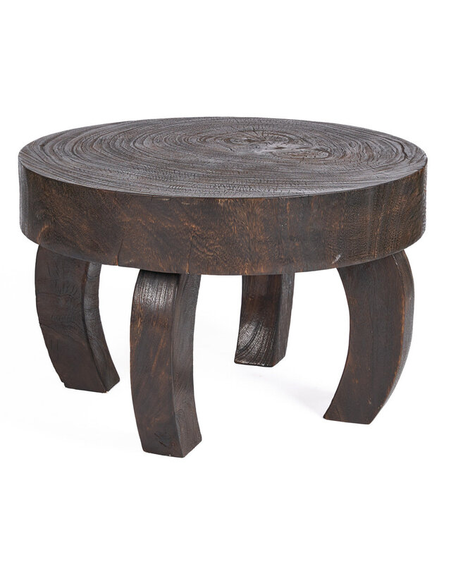 Bazar Bizar Antwerp De Octo Chic salontafel - donker walnoothout
