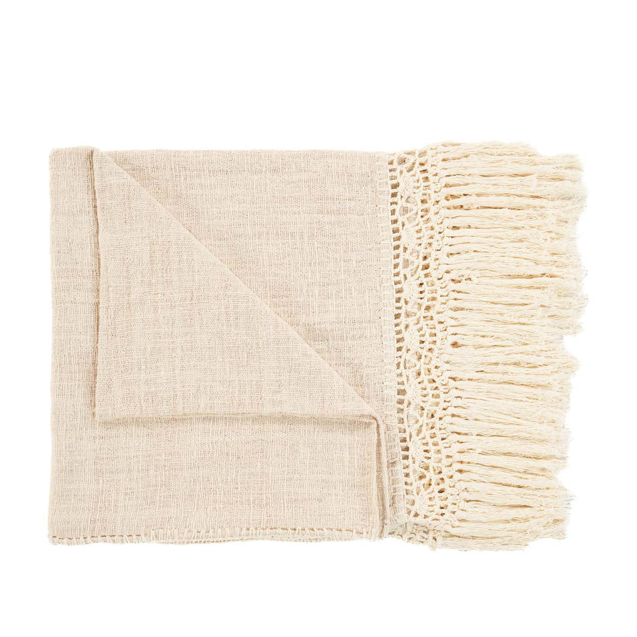 Bazar Bizar Antwerp De Gypsy bedsprei - Naturel- 135x270