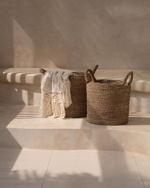 Bazar Bizar Antwerp De Gypsy bedsprei - Naturel- 135x270