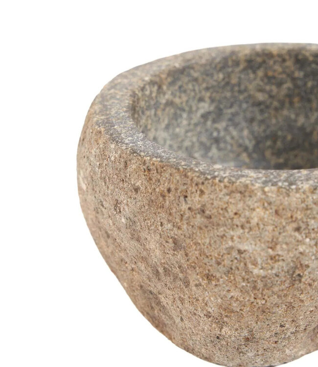 Bazar Bizar Antwerp De kom van riviersteen - Zwart - S