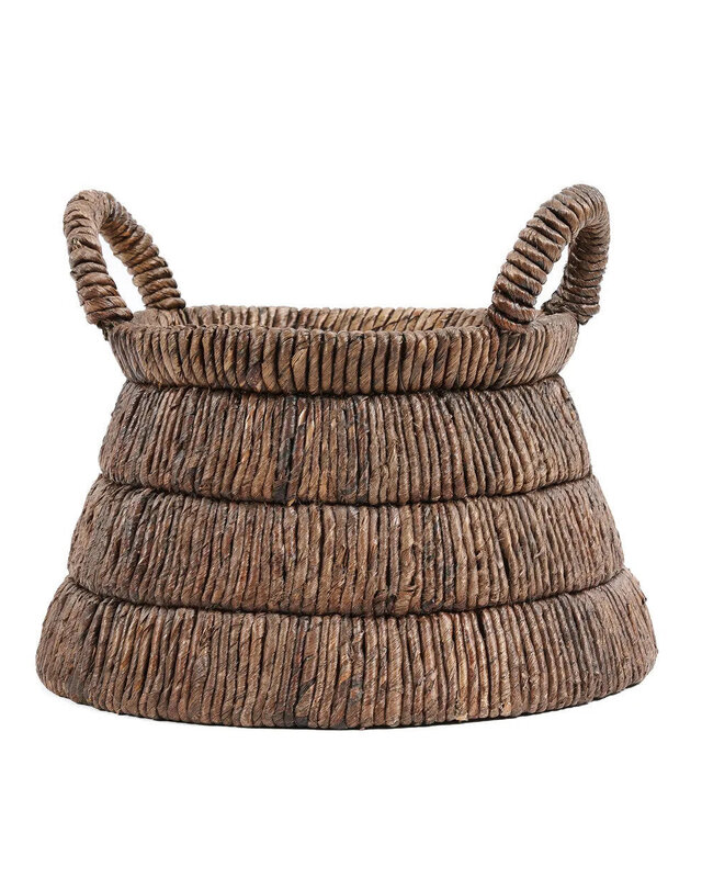 Bazar Bizar Antwerp De Chisomo-mand | Bananenblad | H31xD42 cm