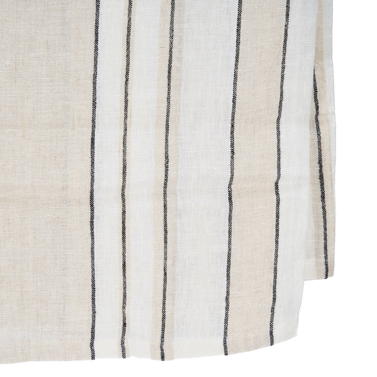 Bazar Bizar Antwerp Het Provence-tafelkleed - Naturel Zwart Wit - 150x250