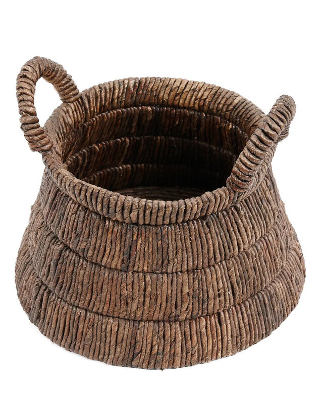 Bazar Bizar Antwerp De Chisomo-mand | Bananenblad | H31xD42 cm