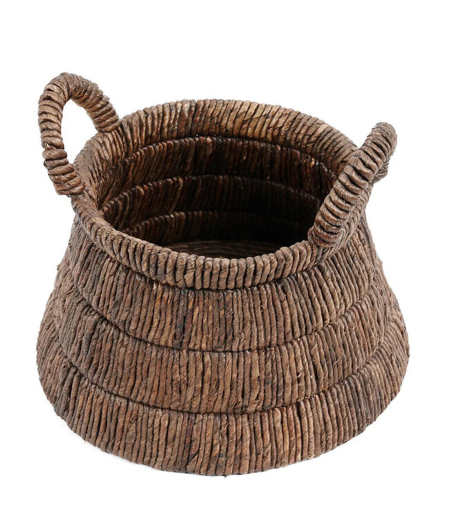 Bazar Bizar Antwerp De Chisomo-mand | Bananenblad | H31xD42 cm