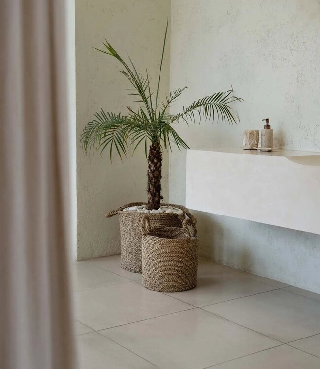 Bazar Bizar Antwerp De Sensity-manden - naturel - M - H43 x D34 cm