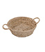 Bazar Bizar Antwerp Raffia mandjes - naturel - S - H16 x D35 cm