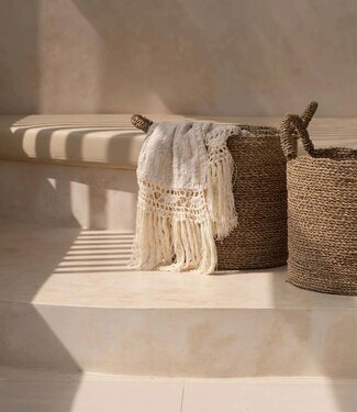 Bazar Bizar Antwerp De Sensity-manden - naturel - M - H43 x D34 cm