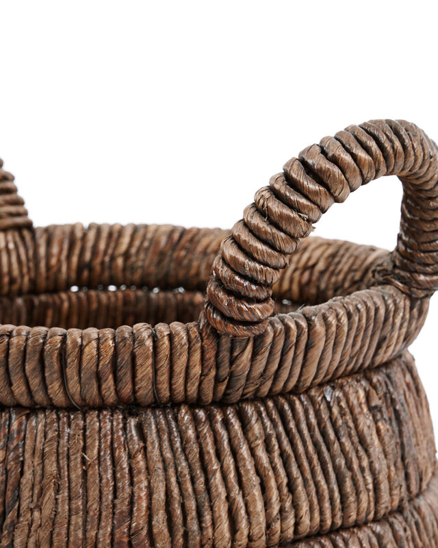 Bazar Bizar Antwerp De Chisomo-mand | Bananenblad | H31xD42 cm