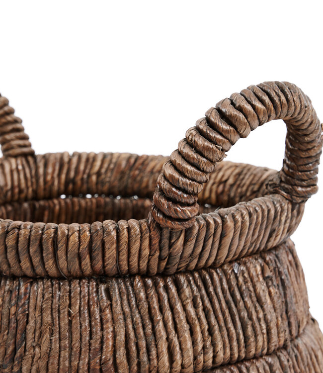 Bazar Bizar Antwerp De Chisomo-mand | Bananenblad | H31xD42 cm