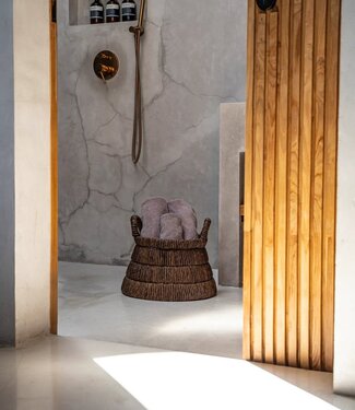 Bazar Bizar Antwerp De Chisomo-mand | Bananenblad | H31xD42 cm