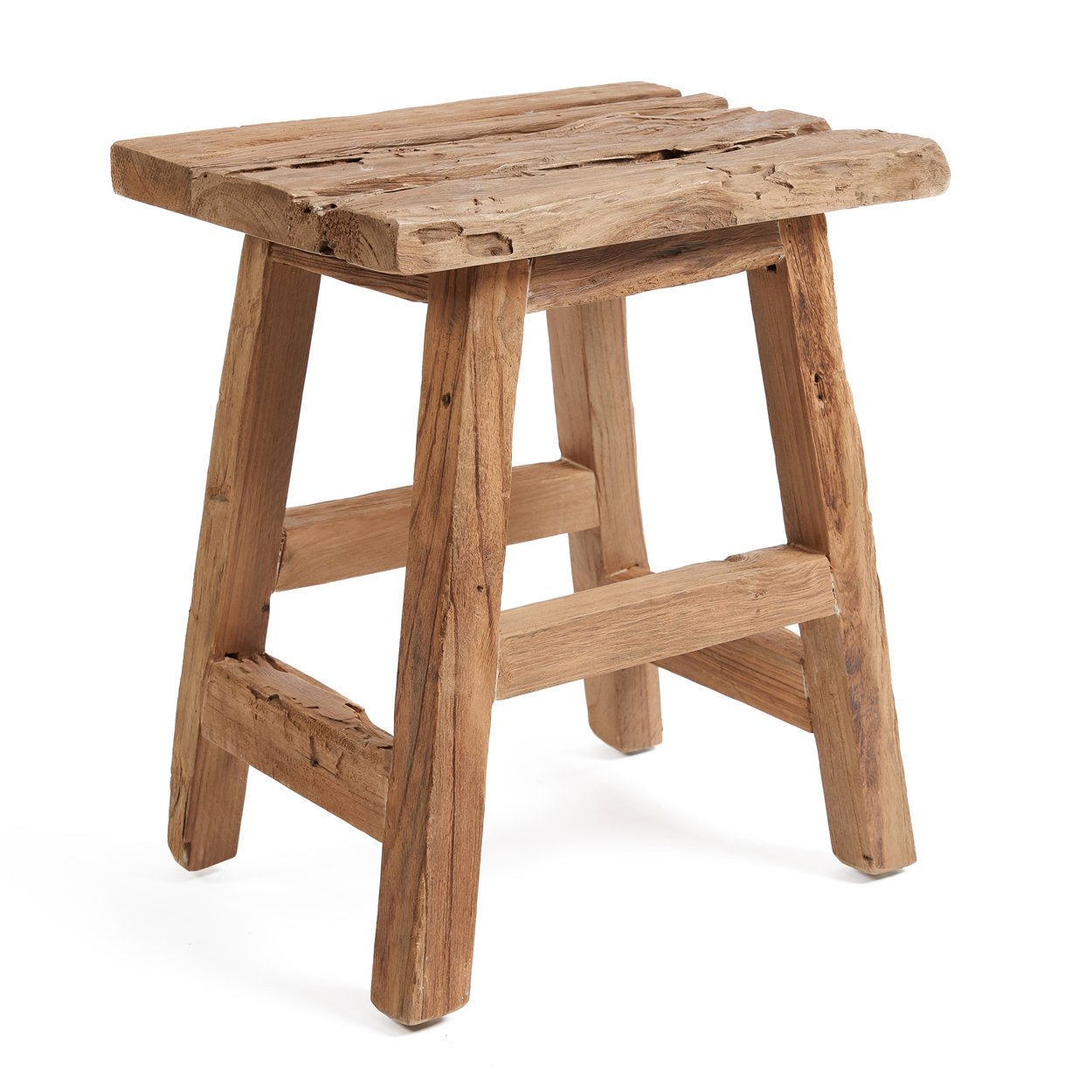 Bazar Bizar Antwerp De Yoke-kruk - naturel - L - 46x30x40