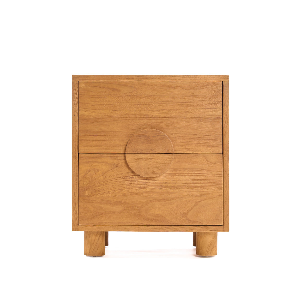 Bazar Bizar Antwerp Het Eclipse nachtkastje - naturel - 40x58x50