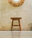 Bazar Bizar Antwerp De Yoke-kruk - naturel - L - 46x30x40
