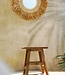 Bazar Bizar Antwerp De Yoke-kruk - naturel - L - 46x30x40