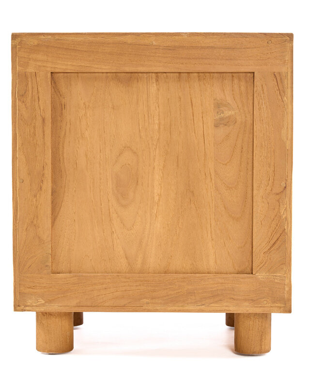 Bazar Bizar Antwerp Het Eclipse nachtkastje - naturel - 40x58x50