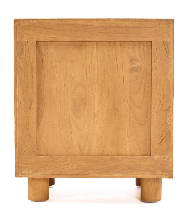 Bazar Bizar Antwerp Het Eclipse nachtkastje - naturel - 40x58x50