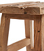 Bazar Bizar Antwerp De Yoke-kruk - naturel - L - 46x30x40