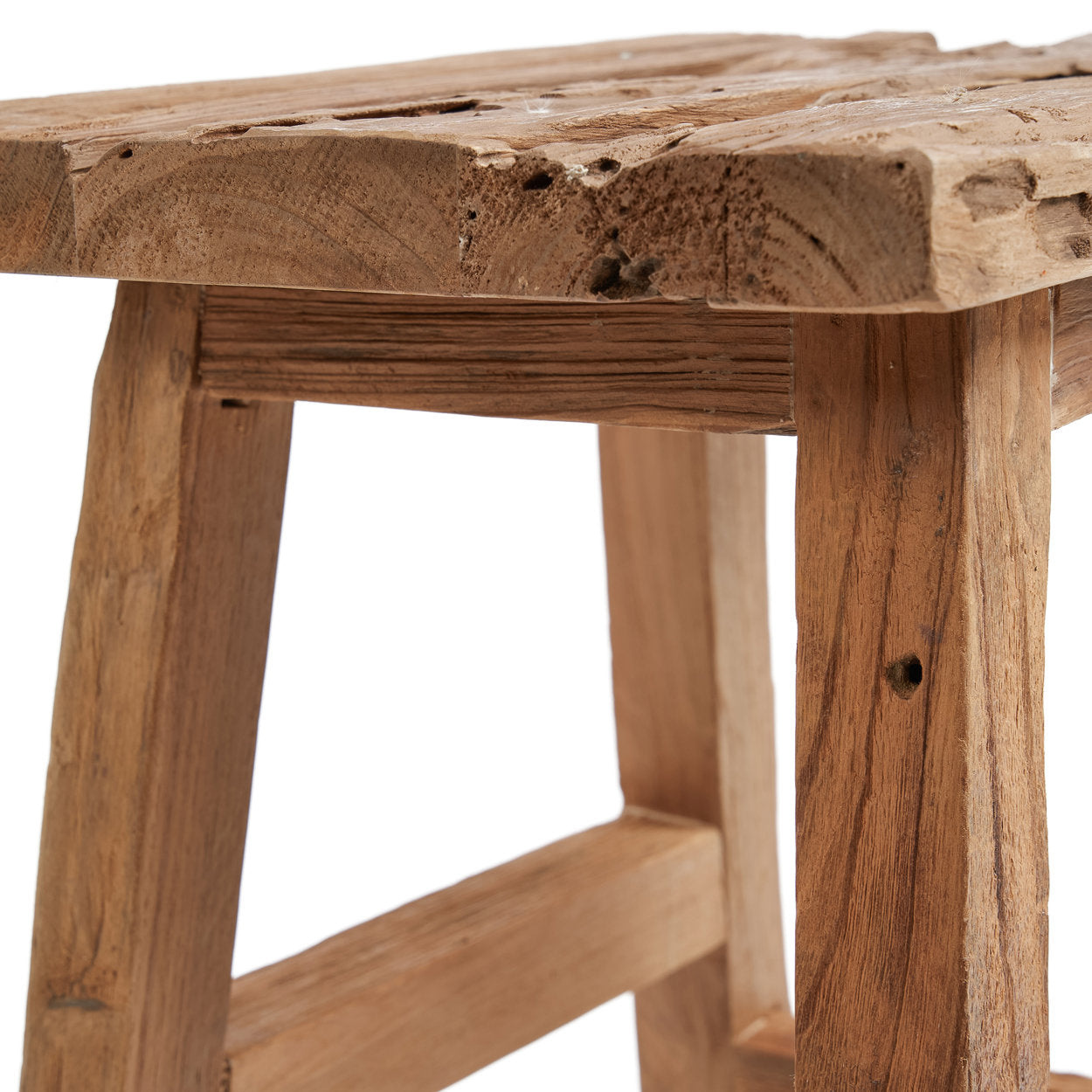 Bazar Bizar Antwerp De Yoke-kruk - naturel - L - 46x30x40