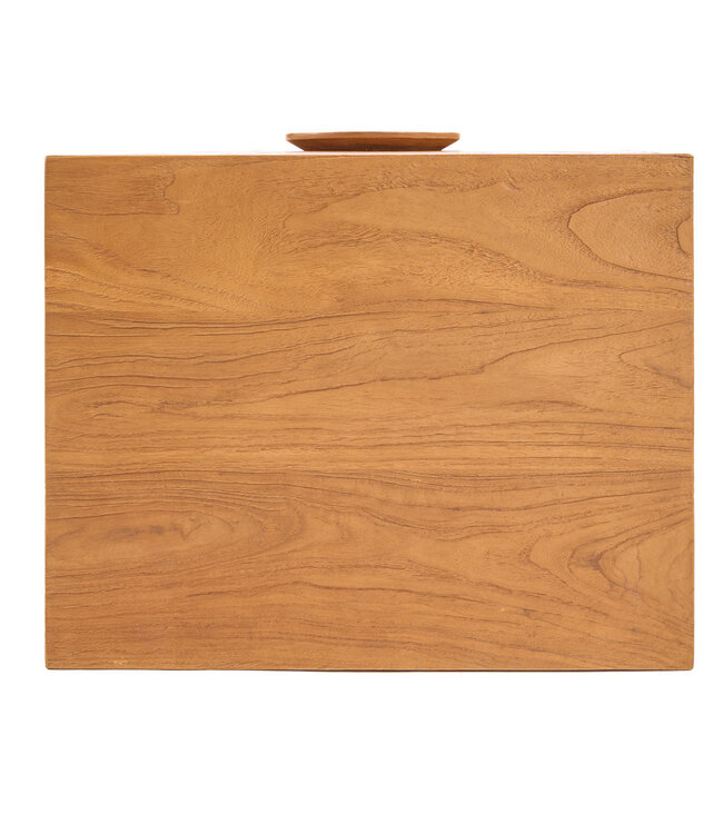 Bazar Bizar Antwerp Het Eclipse nachtkastje - naturel - 40x58x50