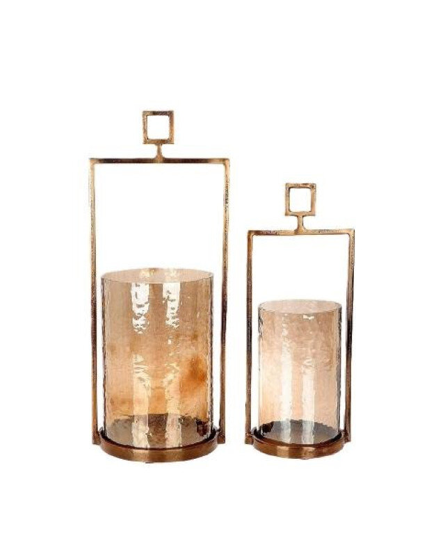 Rene Houtman Lantaarn Met Hengsel | Set Van 2 | H61 x D20 cm