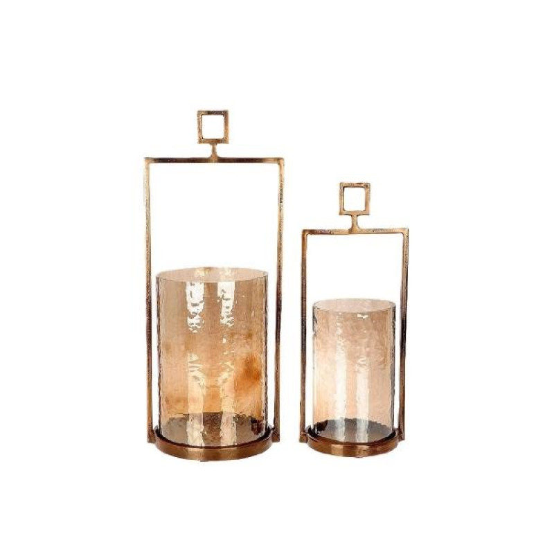 Rene Houtman Lantaarn Met Hengsel | Set Van 2 | H61 x D20 cm