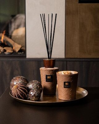 PTMD Luxe Geur Giftset | Geurstokjes + Geurkaars | Eiken Zwarte Bessen