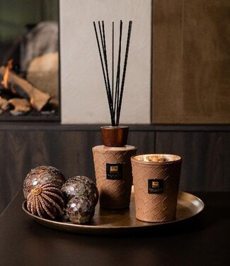 PTMD Luxe Geur Giftset | Geurstokjes + Geurkaars | Eiken Zwarte Bessen