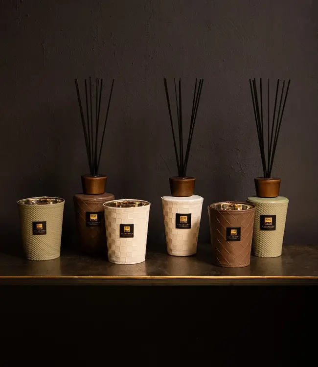 PTMD Luxe Geur Giftset | Geurstokjes + Geurkaars | Eiken Zwarte Bessen