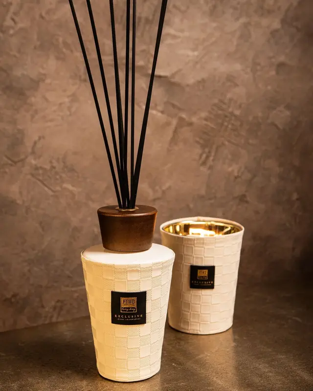 PTMD Luxe Geur Giftset | Geurstokjes + Geurkaars | Schoon Linnen